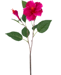 Fleur artificielle Hibiscus 64 cm rose