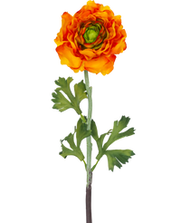 Fleur artificielle Renoncule 51 cm orange