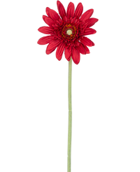 Fleur artificielle Gerbera 53 cm rouge