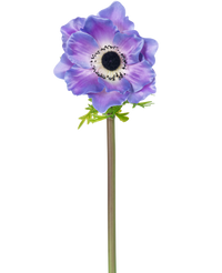 Fleur artificielle Anémone Deluxe 43 cm violette