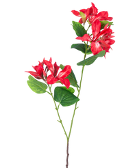 Fleur artificielle Rhododendron 85 cm rouge clair