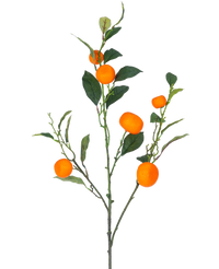 Branche artificielle Mandarine 104 cm orange