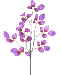 Branche artificielle feuille de pommier 90 cm violet