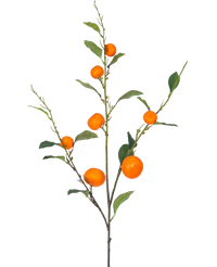 Branche artificielle Mandarine 93 cm orange