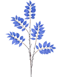 Branche artificielle Fougère ramifiée 83 cm bleu