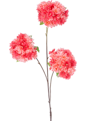 Branche artificielle Fleur de cerisier 85 cm corail