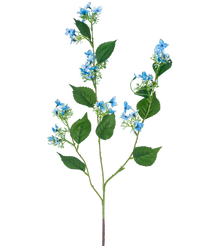 Fleur artificielle Hortensia sauvage 93 cm bleu