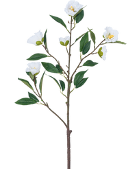 Fleur artificielle Cammellia 80 cm blanche
