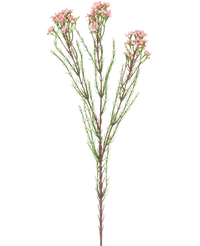 Branche artificielle Waxflower 78 cm rose