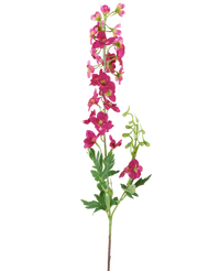 Kunstbloem Delphinium 79 cm donker roze