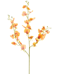 Kunstbloem Orchidee 98 cm geel