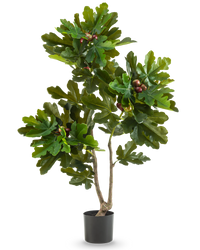 Kunstplant Ficus Carica Vijgenboom 120 cm