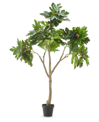 Kunstplant Ficus Carica vijgenboom 210 cm