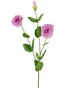 Kunst Eustoma Real Touch Roze 72cm