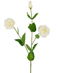 Kunst Eustoma Real Touch Wit 72cm