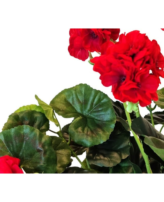 Kunst Geranium 40 cm rood