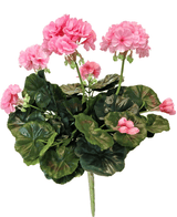 Kunst Geranium 40 cm roze