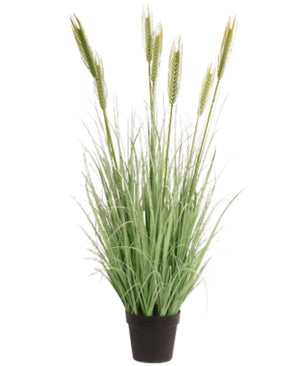 Kunst Grasplant Groen 130 cm brandvertragend