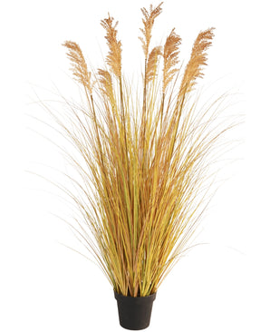 Kunst Grasplant Sorghum 150 cm brandvertragend