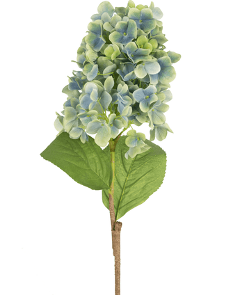 Kunst Hortensia 93 cm blauw