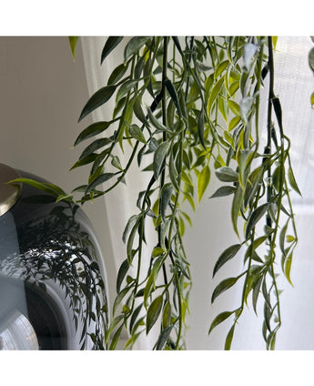 Kunst hangplant Bamboe 90 cm