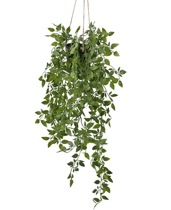 Kunst hangplant Scindapsus in pot 73 cm