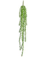 Kunst hangplant Senecio 91 cm