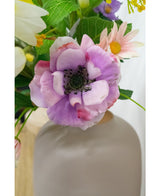 Kunstanemoon Real Touch paars 52cm