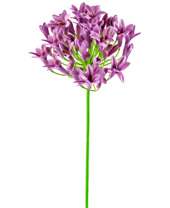 Kunstbloem Agapanthus 77 cm paars