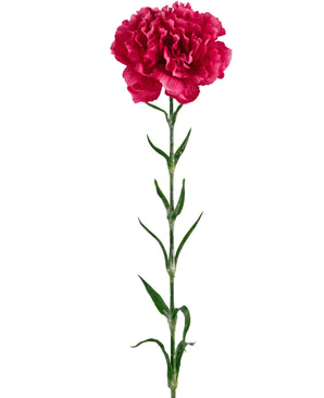 Kunstbloem Anjer 69 cm hardroze