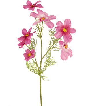 Kunstbloem Cosmos 74 cm fuchsia