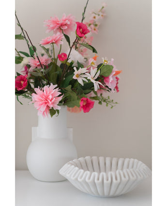 Kunstbloem Dahlia 68 cm roze
