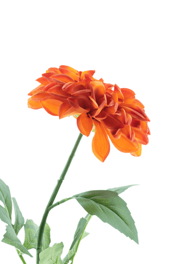 Kunstbloem Dahlia Real Touch Oranje 72 cm
