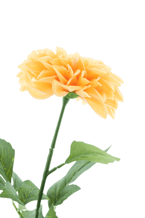 Kunstbloem Dahlia Real Touch Perzik 72 cm