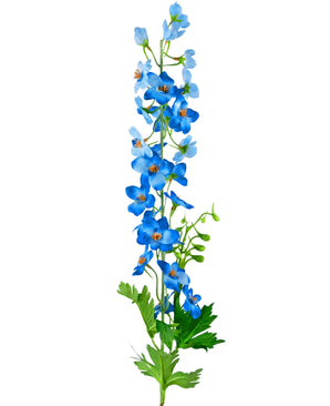 Kunstbloem Delphinium 79 cm blauw