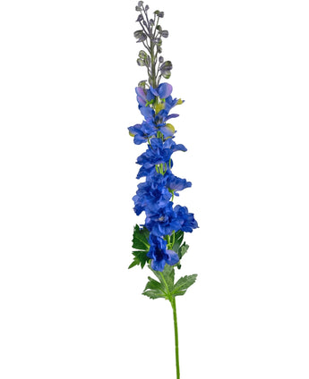 Kunstbloem Delphinium 79 cm blauw