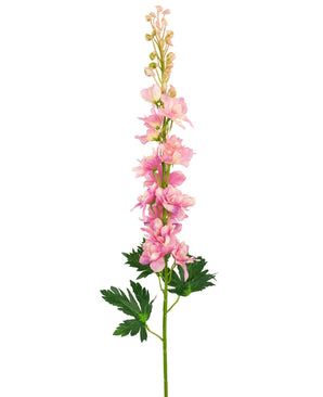 Kunstbloem Delphinium 79 cm roze