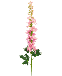 Kunstbloem Delphinium 79 cm roze