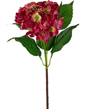 Kunstbloem Garden Hortsenia 61 cm roze
