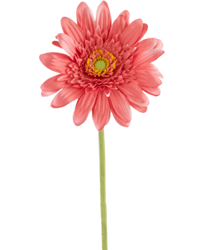 Kunstbloem Gerbera 55 cm roze