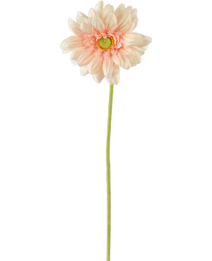 Kunstbloem Gerbera mini 47 cm zachtroze