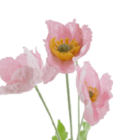 Kunstbloem Poppy Real Touch Roze 60 cm