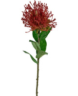 Kunstbloem Protea 73 cm rood