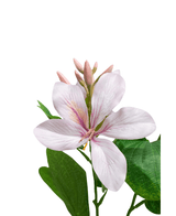 Kunstbloem Rhododendron 85 cm licht roze