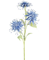 Kunstbloem Scabiosa Japonica 70 cm blauw