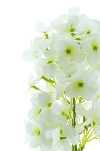 Kunstbloem Sneeuwbal Real Touch Wit 58 cm