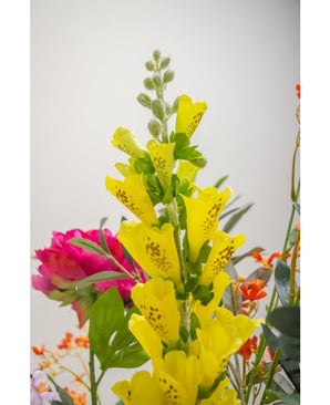 Kunstbloem Vingerhoedskruid 90 cm geel