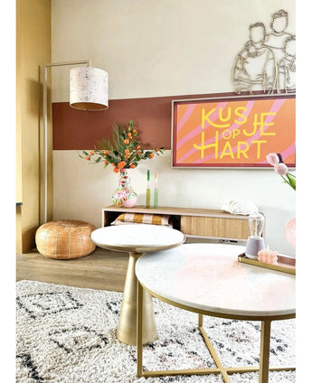 Kunstboeket Happy Mandarine 93 cm