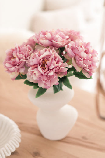 Kunstboeket Peony Light Pink 39 cm