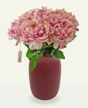 Kunstboeket Peony Light Pink 39 cm